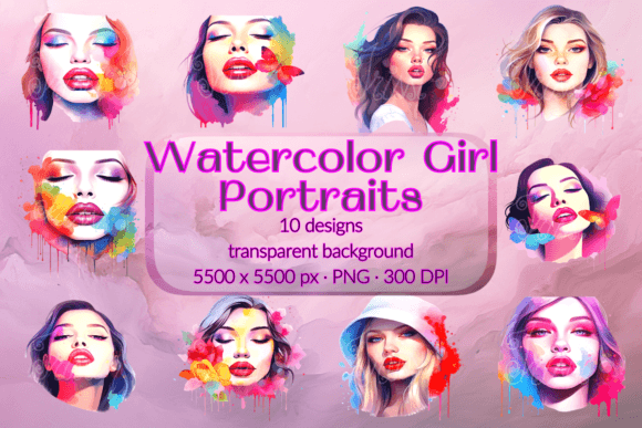 Fashion Illustration Watercolor Painting for Editorial Illustrations