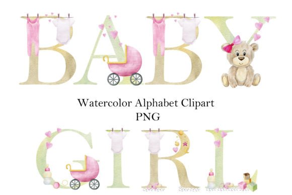 Watercolor Baby Girl Alphabet: A Designer’s Review