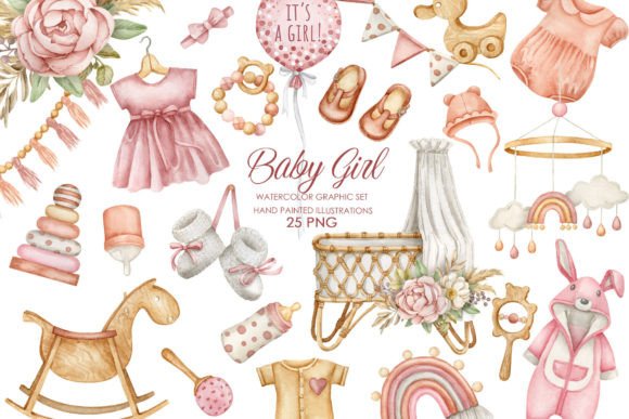 Watercolor Baby Girl Nursery Clipart: A Practical Review for Digital Sellers